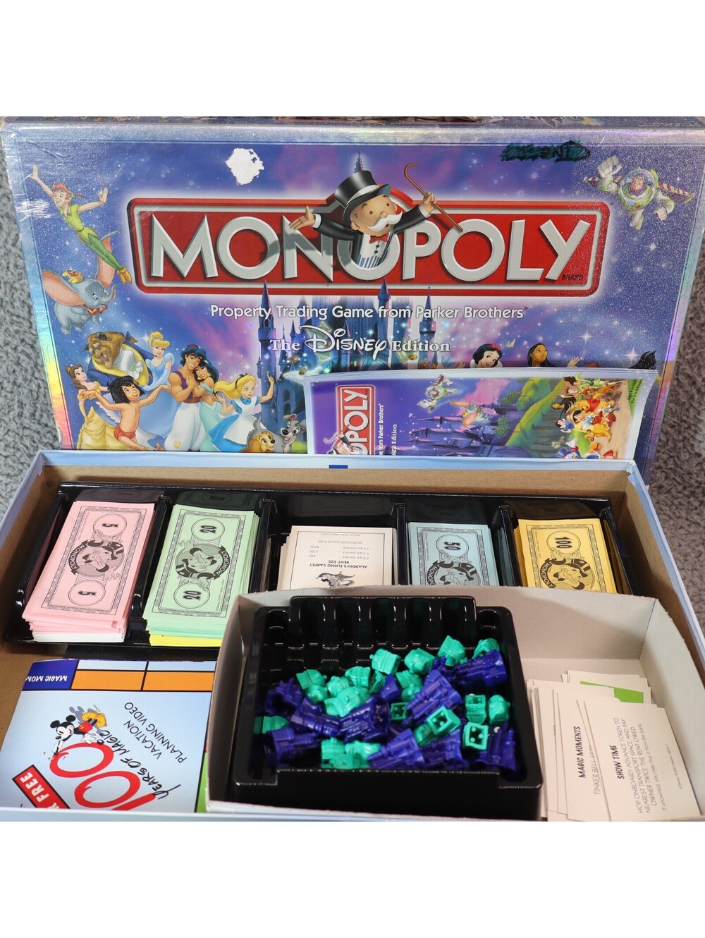 Monopoly The Disney Edition Board Game Parker Brothers 2001